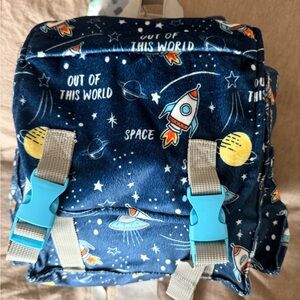 Kids Space Rocket Backpack - Sleeping bag - Blue